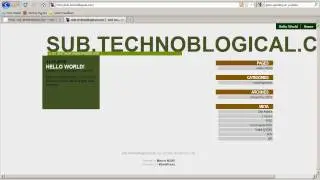 web site by WordPress: posts