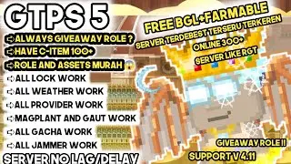 🇮🇩 300+ONLINE 😱 || BEST SERVER 2022 || GROWTOPIA PRIVATE SERVER || GO JOIN SERVER GTPS 5 || V 4.010