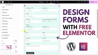 Create STUNNING Forms with Free Elementor and FluentForm