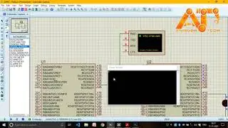 PIC18F4580 UART simplex communication