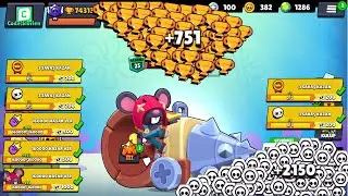 MOE İLE TEK SEFERDE +750 KUPA KASTIM !! BRAWL STARS