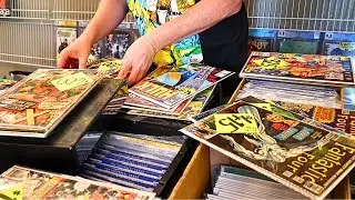 Selling Rare Comic Books & Toy's at a Free Community Con with Local Collectors!