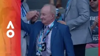 Rod Laver enters Rod Laver Arena | Australian Open 2018