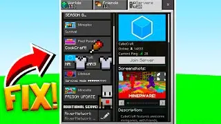 How To Fix Servers Menu Glitch! (Minecraft Bedrock)