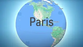 Where on the map is the capital of France - Paris