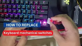 How to remove or replace Gaming Keyboard Key? #gamingkeyboard #keyboard