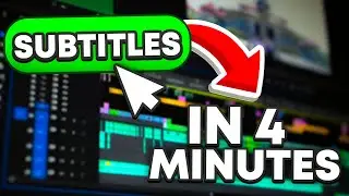 How to Edit AUTOMATIC Subtitles in Premiere Pro!