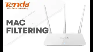 Enable Mac Filtering on Tenda Router|Access Control Setup on Tenda 11N Wireless Router|Wifi Security