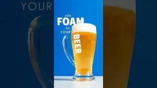 Try this simple trick to instantly add foam to your beer 🍺 #foodphotography