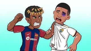 Barcelona vs Real Madrid: Yamal Winning Formula to Outsmart Mbappe on the Field - Football Animation