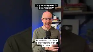 Is my background in Data Analytics?