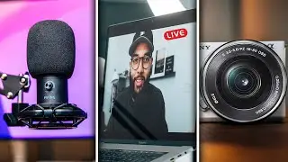 Everything You Need For Live Streaming (Webcam, Software, Adapters, Mics, & more)