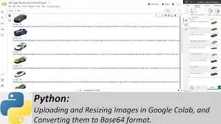 Python: Resizing and Converting Images to Base64 format using Python in Google Colab.