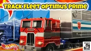 Mattel Transformers Hot Wheels Track Fleet Optimus Prime