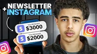 The New Way To Make Money With A Faceless Instagram Page (Newsletter Method)