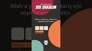 Bul Bakalım 3 | Türkçe Sözlük Oyunu