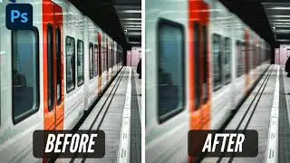 How to create a realistic motion blur in Photoshop | Motion Blur