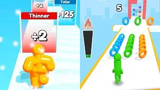 Tall Man Run VS Long Neck Run All Big Update Walk through Android, iOS Mobile Game play