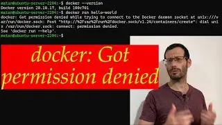 Docker: Got permission denied while trying to connect to the Docker daemon socket