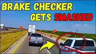 BRAKE CHECK ROAD RAGE | Bad Drivers, Car Crash, Bad Lorry Drivers, Accident, Instant Karma.