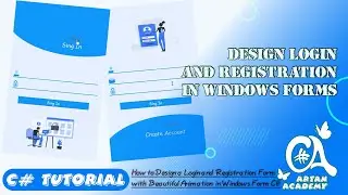 C# Animated Login and Registration Form in Window Form