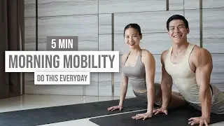5 MIN MORNING MOBILITY ROUTINE I full body, for flexibility and relaxation, no equipment