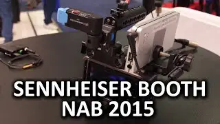 Sennheiser Booth - AVX, LAVs Powered by Apogee - NAB 2015