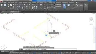 Autocad 2016 3D Modeling: Creating Interior 3D Walls Lesson 3