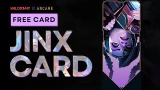 How to Claim the Arcane Jinx Player Card in Valorant ! Free Twitch InGame Drops are LIVE !