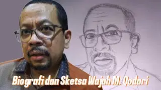 How to sketch a M Qodari face