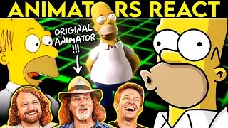 Animators React to THE SIMPSONS  (Ft. David Silverman)