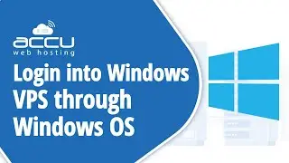 How to connect to Windows VPS from Windows OS?