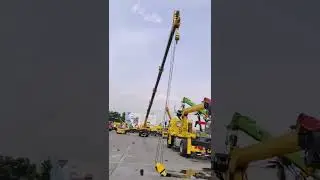 10 ton Futian truck crane, 7m 6-section boom, 170 horsepower, triple pump, full boom flat 34m。