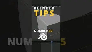 Blender Tip 65 Sharp Edges ✔️ #blender #blender3d #blendertutorial #tutorial