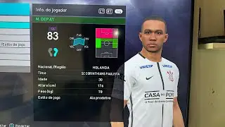 Option file Pes 2018 ps3 - Setembro - Depay Corinthians