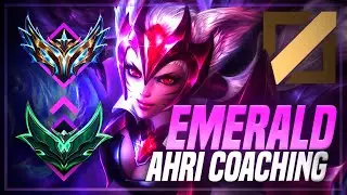 How to Mid Lane 101 - Challenger Coaching Emerald Ahri - Season 13