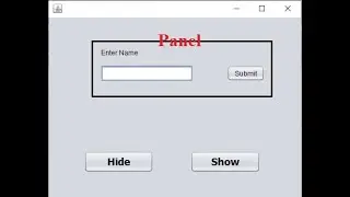 How to Hide / show JPanel in JAVA Swing using NetBeans