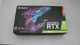 Gigabyte Aorus GeForce RTX 3060 Ti  8GB GDDR6 Elite , Unboxing