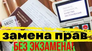 Замена водительских прав на Российские без сдачи экзамена | Для иностранных граждан