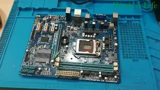 Cleaning Motherboard with filtered Water and clean solution