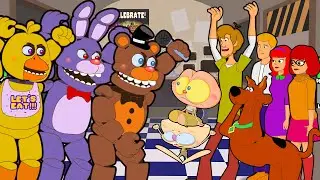 Mongo e Drongo e Scooby Doo versus FNAF - Five Nights at Freddy's contra a turma de Scooby Doo.