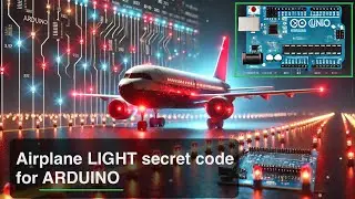 Arduino Plane Light Animation | Simulating Aircraft Beacon Lights with Processing