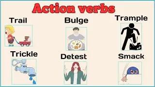 Lesson 82:   Uncommon Action verbs vocabulary | Daily use English Words 