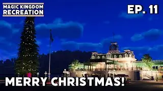 Planet Coaster 2 - Merry Christmas! - Magic Kingdom Orlando Timelapsed Series EP. 11