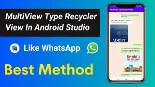Recyclerview with multiple view type in android studio | Multi view type recyclerview in android