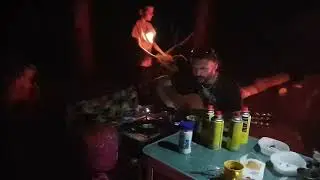 Скалолазный выезд на Дюкинские карьеры (вечерние посиделки у костра)