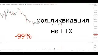 МОЯ ЛИКВИДАЦИЯ НА БИРЖЕ FTX! БИТКОИН ОБЗОР
