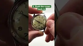 How to wind a Mechanical Watch #mechanicalwatch #vintagewatches #watchtutorial #howto