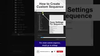 How to Create Custom sequence in Premiere Pro | #shorts