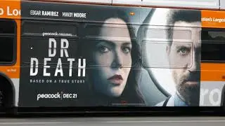 Dr. Death Bus Mandy Moore Edgar Ramirez Los Angeles California USA December 17, 2023